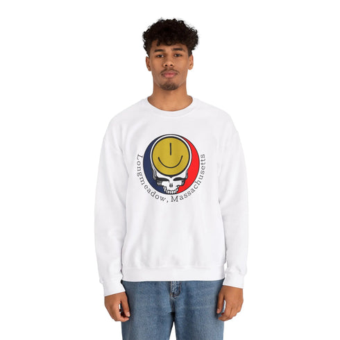Longmeadow, MA Grateful Dead Stealie Crewneck Sweatshirt StealieShop