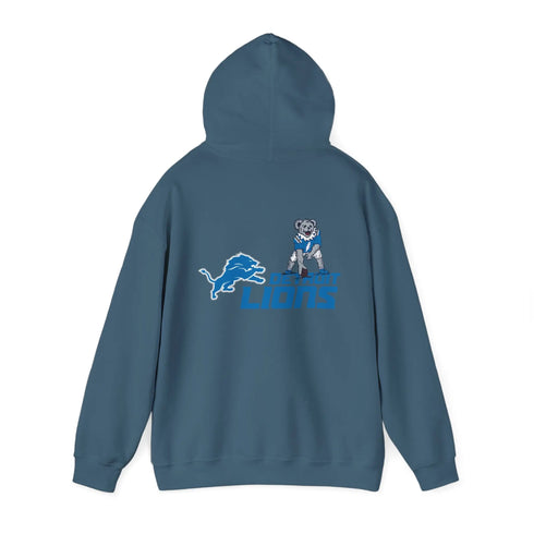 Detroit Lions Dancing Bear Unisex Hoodie - NFL - StealieShop