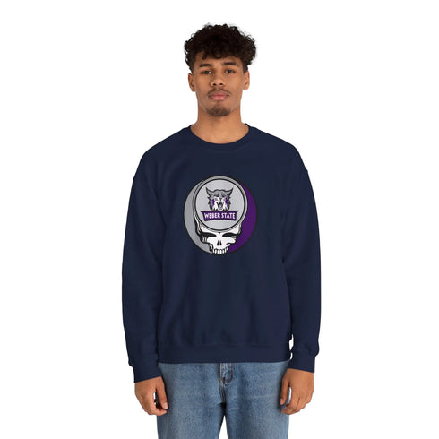 Grateful Dead - Weber State University Stealie Crewneck Sweatshirt - StealieShop