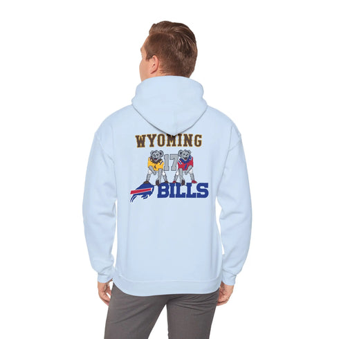 Buffalo Bills x Wyoming Cowboys Dancing Bear Unisex Hoodie StealieShop