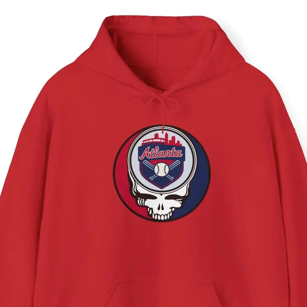 Grateful Dead - Atlanta Braves Grateful Dead Unisex Heavy Blend Hoodie - Hooded Sweatshirt - StealieShop