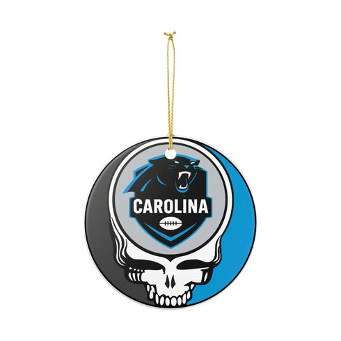 Carolina Football Stealie Christmas Ornament - StealieShop
