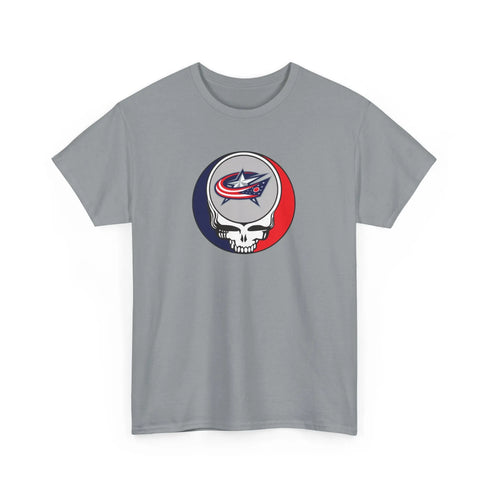 Columbus Blue Jackets Grateful Dead Steal Your Face T-Shirt - NHL - StealieShop