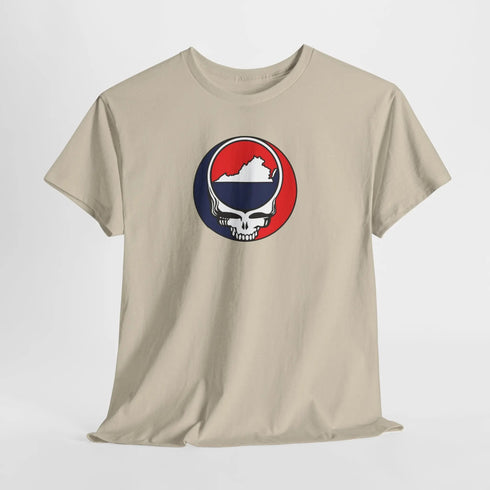 Virginia Map Stealie Grateful Dead T-Shirt