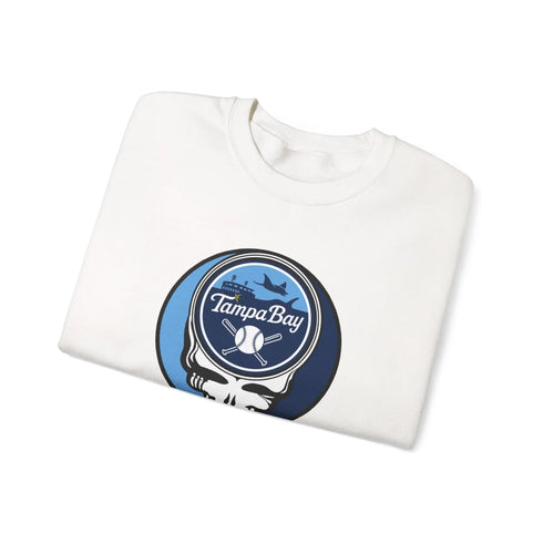 Grateful Dead - Tampa Bay Rays Stealie Grateful Dead Crewneck Sweatshirt - MLB - StealieShop