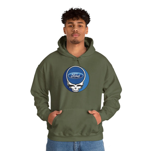 Ford Steal Your Face Grateful Dead Unisex Hoodie StealieShop