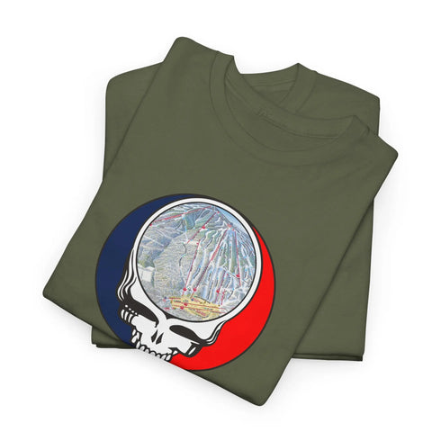 Okemo Trail Map Stealie Grateful Dead T-Shirt