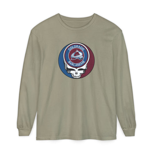 Colorado Avalanche Vineyard Collection Unisex Garment-Dyed Long Sleeve T-Shirt