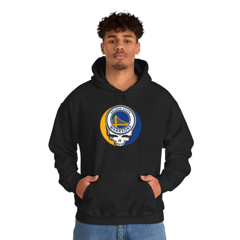 Golden State Warriors Grateful Dead Steal Your Face Unisex Hoodie - NBA