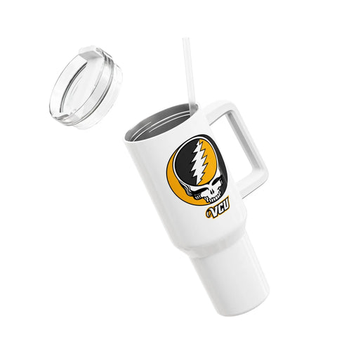 Grateful Dead - VCU Stealie "Fat Man" Tumbler, Double Insulated 40oz Travel Mug - StealieShop
