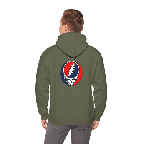 Grateful Dead - Classic Stealie Back Print Grateful Dead Hoodie - StealieShop
