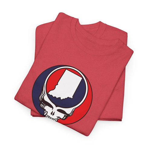 Indiana Map Stealie Grateful Dead T-Shirt