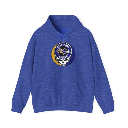 Baltimore Ravens Stealie Grateful Dead Hooded Sweatshirt - NFL