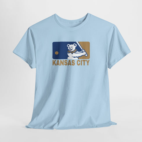 Kansas City Royals Dancing Bear MLB Logo Unisex Grateful Dead T-Shirt