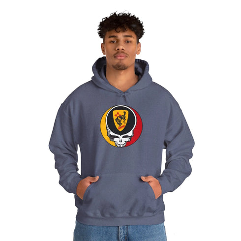New Mexico Military Institute Grateful Dead Steal Your Face Unisex Hoodie StealieShop
