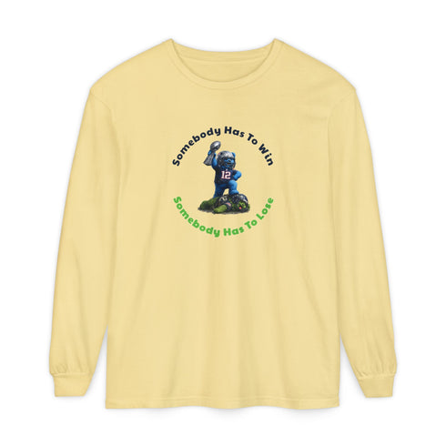 New England Patriots Dancing Bears Big Game 2026 Vineyard Collection Garment-Dyed Long Sleeve Shirt