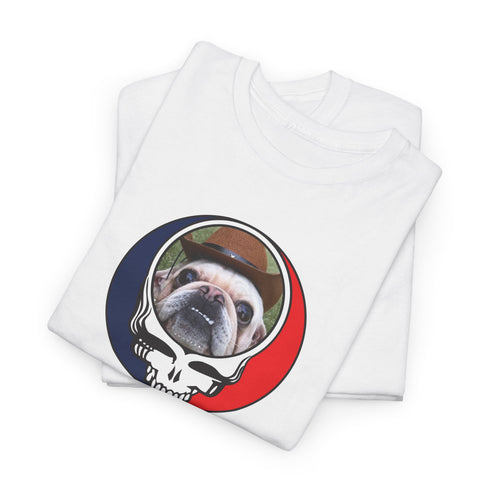 Custom Dog Stealie Unisex Grateful Dead T-Shirt (110)