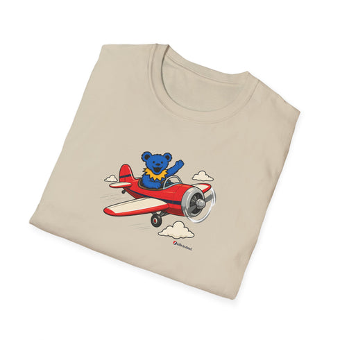 Flyin' Bear - Life is dead. Grateful Dead T-Shirt