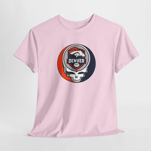 Grateful Dead - Denver Broncos Stealie Unisex T-Shirt - NFL - StealieShop