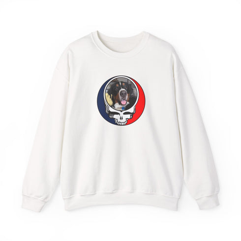 Custom Dog Stealie Crewneck Sweatshirt (136)