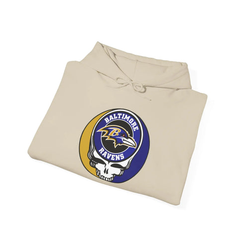 Baltimore Ravens Stealie Grateful Dead Hooded Sweatshirt - NFL