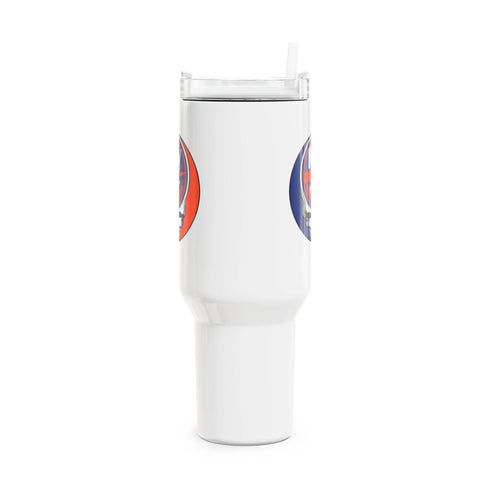 Grateful Dead - New York Islanders Stealie "Fat Man" Tumbler, Double Insulated 40oz Travel Mug - StealieShop