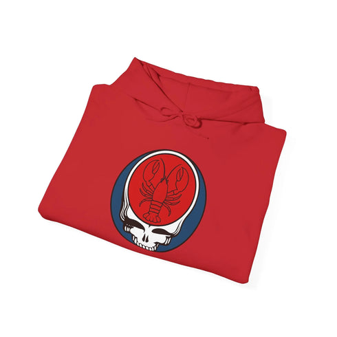Grateful Dead - Steal Your Lobster Stealie Grateful Dead Hooded Sweatshirt - StealieShop