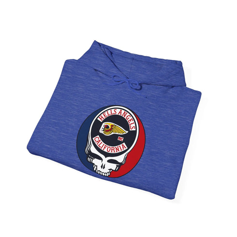 Grateful Dead - Hells Angels Stealie Unisex Heavy Blend Hoodie - StealieShop
