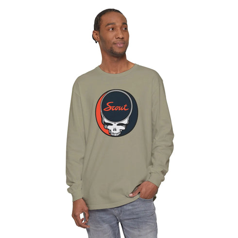 Grateful Dead - Scout Motors Garment-Dyed Long Sleeve T-Shirt - StealieShop