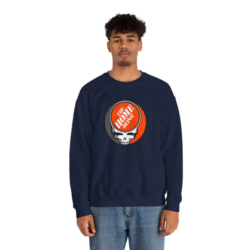 Grateful Dead - Home Depot Stealie Crewneck Sweatshirt - StealieShop