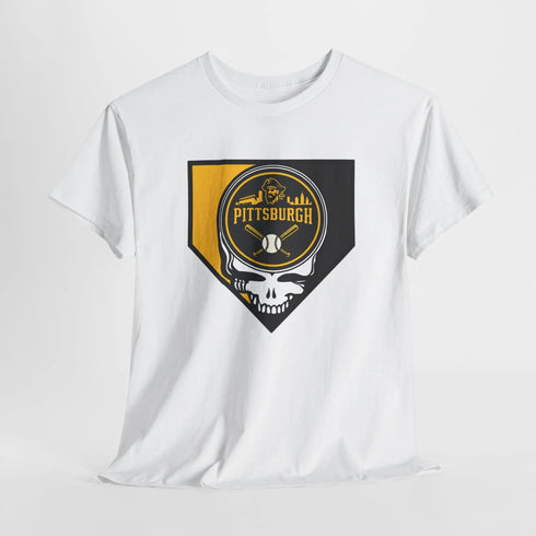 Grateful Dead - Home Run Collection: Pittsburgh Edition Grateful Dead Steal Your Face T-Shirt - MLB - StealieShop