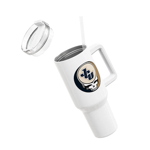 Grateful Dead - John Carroll University Stealie "Fat Man" Tumbler, Double Insulated 40oz Travel Mug - StealieShop