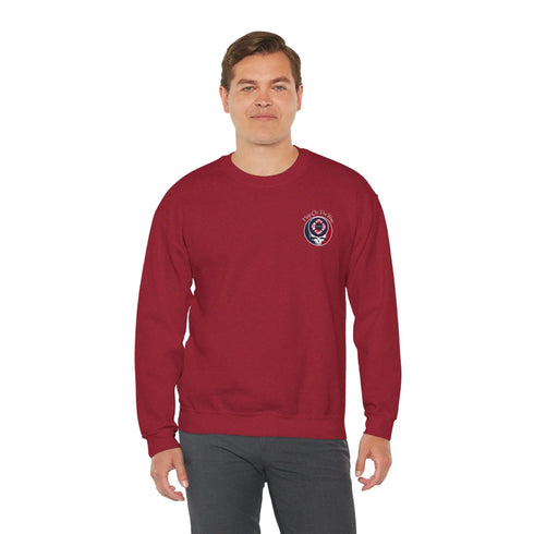 Elizabeth Fire Department Grateful Dead Stealie Crewneck Sweatshirt StealieShop