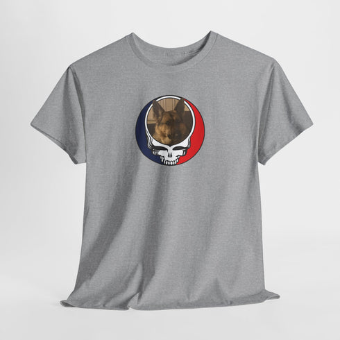 Custom Dog Stealie Unisex Grateful Dead T-Shirt (109)