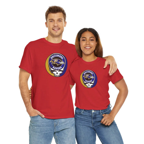 Baltimore Ravens Grateful Dead T-Shirt Printify