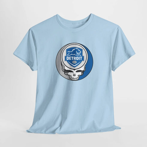 Grateful Dead - Detroit Lions Grateful Dead Steal Your Face T-Shirt - NFL - StealieShop