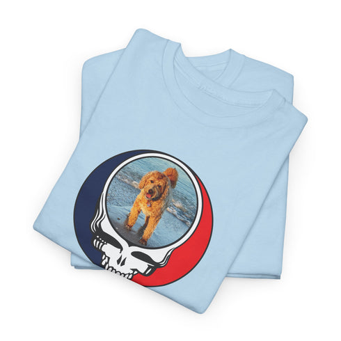 Custom Dog Stealie Unisex Grateful Dead T-Shirt (115)
