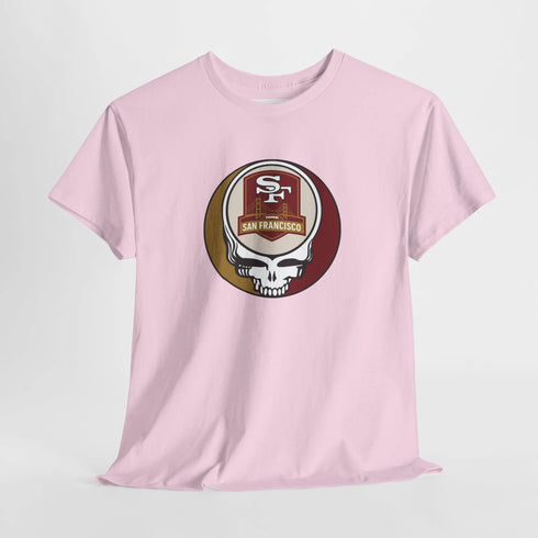 Grateful Dead - San Francisco 49ers Grateful Dead Steal Your Face T-Shirt - NFL - StealieShop