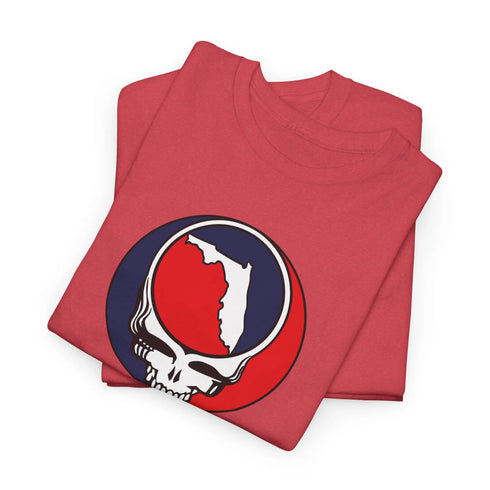 Florida Map Stealie Grateful Dead T-Shirt