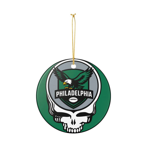 Philadelphia Football Stealie Christmas Ornament - StealieShop