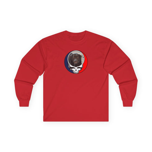 Custom Dog Stealie Grateful Dead Long Sleeve Tee (72)