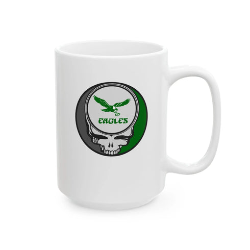 Classic Eagles Stealie Ceramic Coffee Mug - NFL