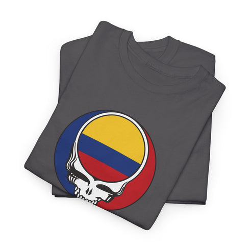 Colombia Flag Stealie Unisex Grateful Dead T-Shirt