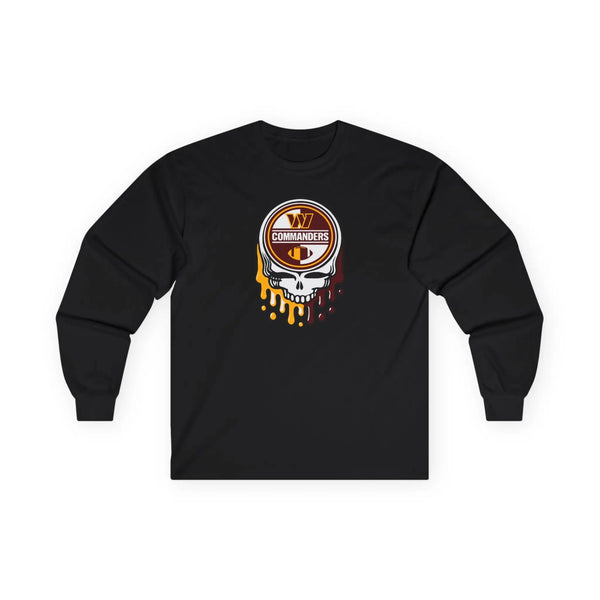 Washington Commanders Grateful Dead Long Sleeve Tee StealieShop