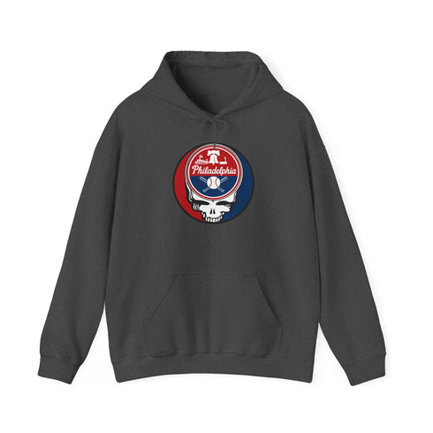 Grateful Dead - Philadephia Phillies Grateful Dead Unisex Heavy Blend Hoodie - MLB - StealieShop