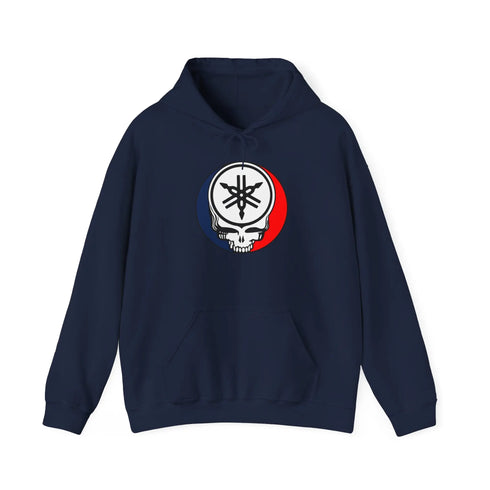 Yamaha Tuning Fork Stealie Grateful Dead Hoodie Sweatshirt