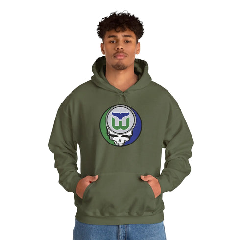 Grateful Dead - Hartford Whalers Grateful Dead Unisex Heavy Blend Hoodie - StealieShop