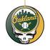 Grateful Dead - Oakland Baseball Stealie Christmas Ornament - StealieShop