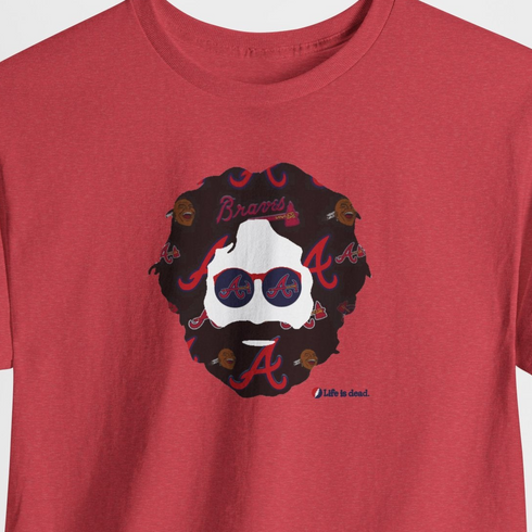 Braves Jerry Life is dead.® Unisex Grateful Dead T-Shirt