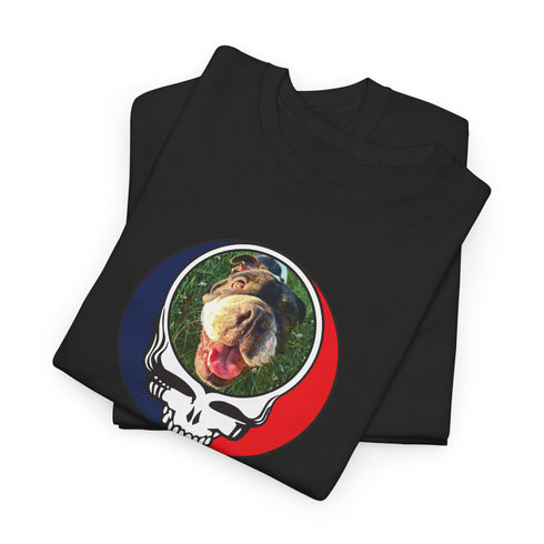 Custom Dog Stealie Unisex Grateful Dead T-Shirt (96)